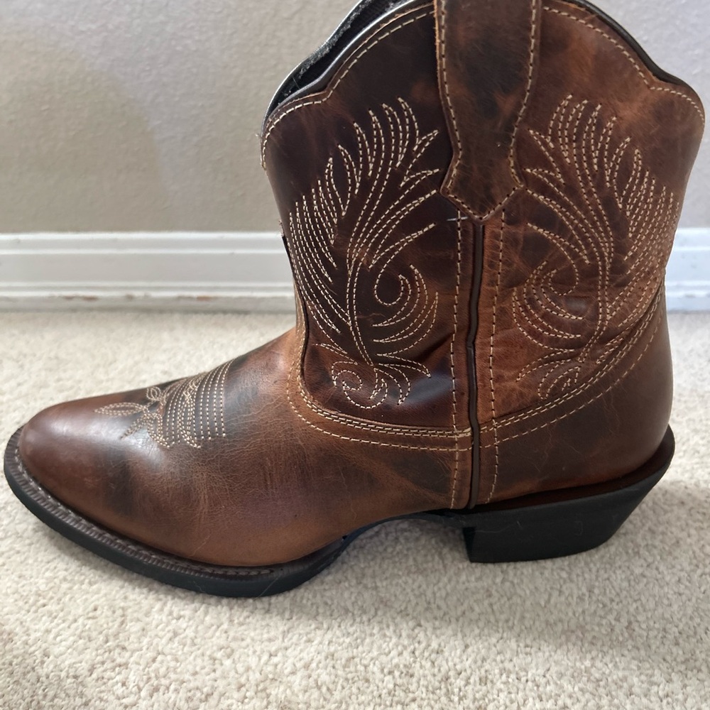 Laredo Dark Brown Leather Boots